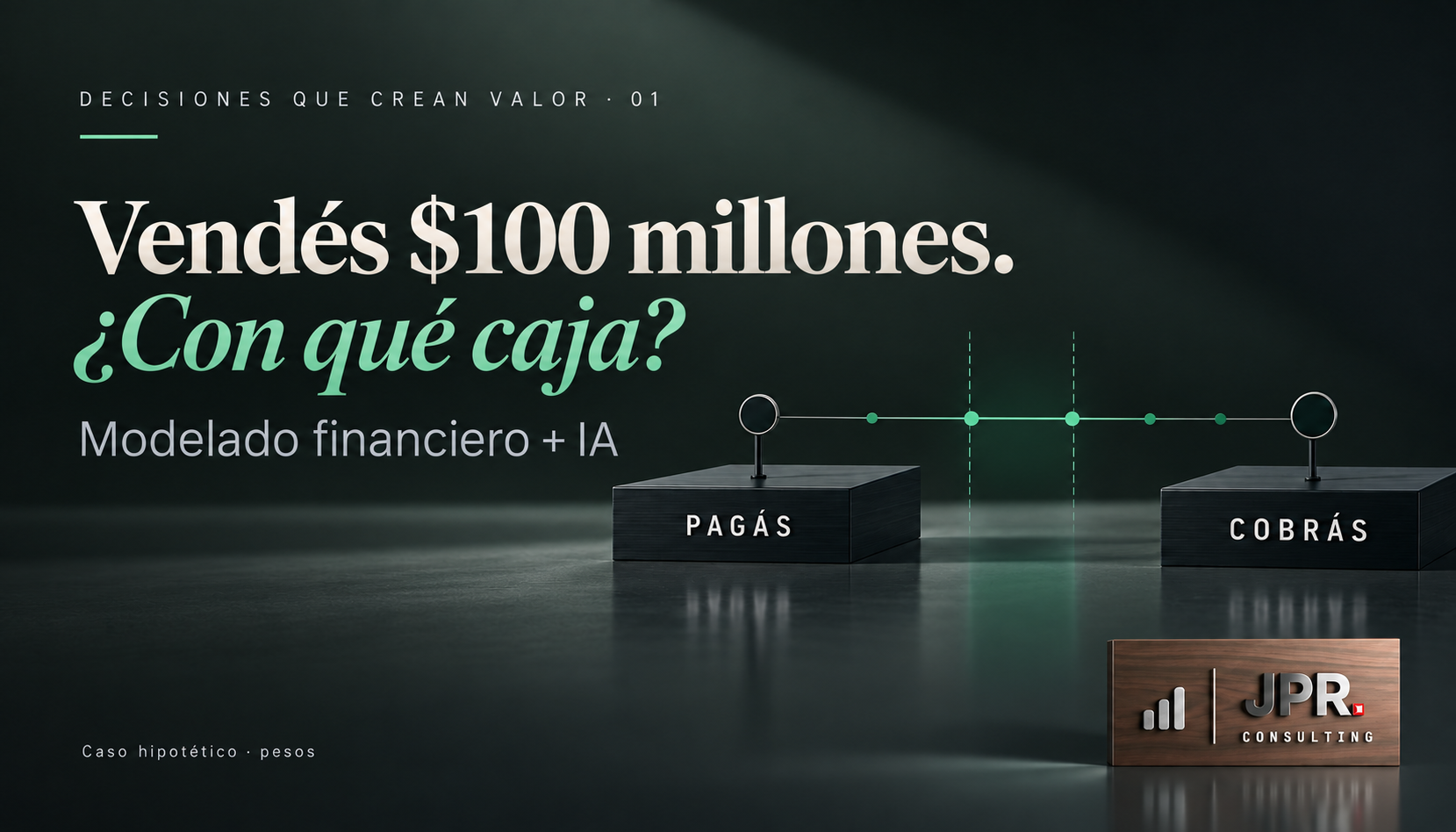 Vendés 100 millones. ¿Con qué caja? El intervalo entre pagar y cobrar.